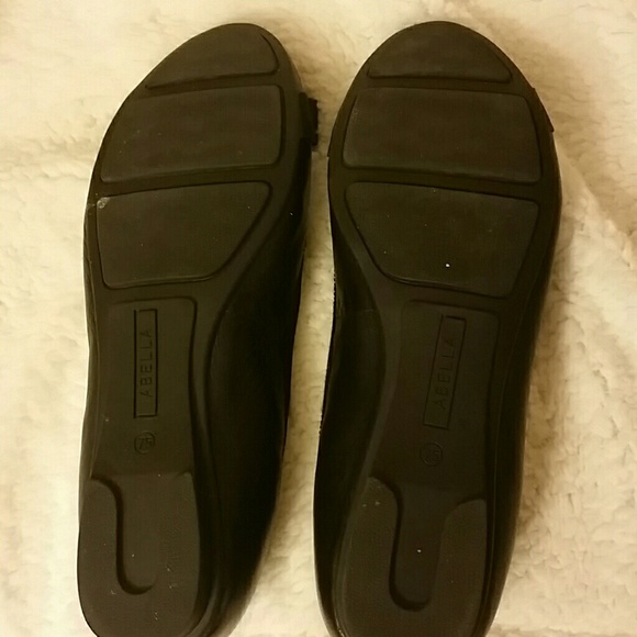 Abella Black Ribbon Ballet Flats - Picture 4 of 4